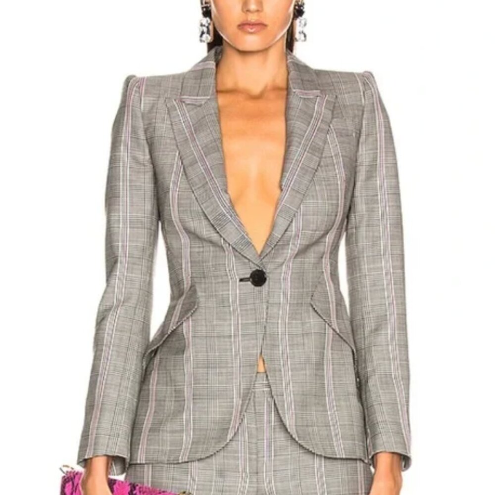 Alexander McQueen Prince of Wales Blazer